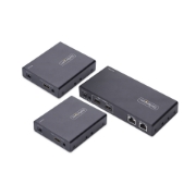Afbeeldingen van StarTech.com 2-Port HDMI Extender en Splitter Over CAT6, 4K 60Hz, Tot 70m, 1x2 HDMI over Ethernet Distributie Kit met IR en Power Over Cable