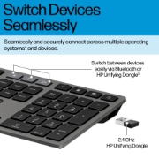 Picture of HP 725 Multi-Device Rechargeable Wireless Keyboard and Mouse Combo
