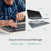 Picture of ASUS Chromebook Flip CR1 CR1100FKA-BP0354 Intel® Pentium® Silver N6000 29.5 cm (11.6") Touchscreen HD 4 GB LPDDR4x-SDRAM 64 GB eMMC Wi-Fi 6 (802.11ax) ChromeOS Belgian Grey