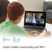 Picture of ASUS Chromebook Flip CR1 CR1100FKA-BP0354 Intel® Pentium® Silver N6000 29.5 cm (11.6") Touchscreen HD 4 GB LPDDR4x-SDRAM 64 GB eMMC Wi-Fi 6 (802.11ax) ChromeOS Belgian Grey