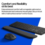 Picture of HP Multi-Device Dual-Mode Mouse and Keyboard Combo with Palm Rest 585C