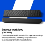 Picture of HP Multi-Device Dual-Mode Mouse and Keyboard Combo with Palm Rest 585C