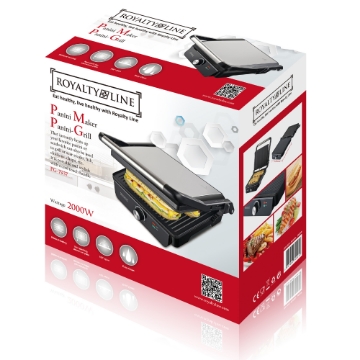 Show details for Royalty Line RL-PG7937: Panini / Contact Grill - 2000W Picture of Royalty Line RL-PG7937: Panini / Contact Grill - 2000W