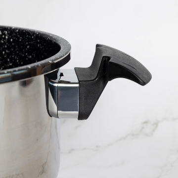 Show details for Royalty Line RL-24PS4LM: 24CM S/S Marble Coated Pressure Cooker - 4L Picture of Royalty Line RL-24PS4LM: 24CM S/S Marble Coated Pressure Cooker - 4L