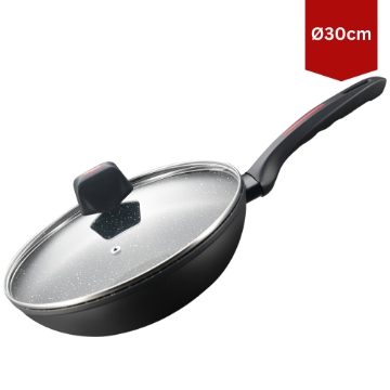 Show details for Royalty Line RL-FWN30: 30cm Marble Coated Wok Pan Induction Wok Pan - 4.4L Picture of Royalty Line RL-FWN30: 30cm Marble Coated Wok Pan Induction Wok Pan - 4.4L