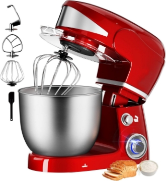 Show details for Royalty Line RL-PKM1600: 1600W 6-Speed Stainless Steel Stand Mixer 6L - Red Picture of Royalty Line RL-PKM1600: 1600W 6-Speed Stainless Steel Stand Mixer 6L - Red