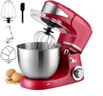 Show details for Royalty Line RL-PKM1600: 1600W 6-Speed Stainless Steel Stand Mixer 6L - Red Picture of Royalty Line RL-PKM1600: 1600W 6-Speed Stainless Steel Stand Mixer 6L - Red