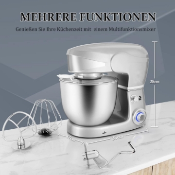 Show details for Royalty Line RL-PKM1600SIL: 1600W 6-Speed Stainless Steel Stand Mixer 6L - Silver Picture of Royalty Line RL-PKM1600SIL: 1600W 6-Speed Stainless Steel Stand Mixer 6L - Silver