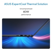 Image de ASUS ExpertBook B5 B5405CCA-LY0020X Intel Core Ultra 7 255H Ordinateur portable 35,6 cm (14") WUXGA 16 Go DDR5-SDRAM 512 Go SSD Wi-Fi 7 (802.11be) Windows 11 Pro US International Noir