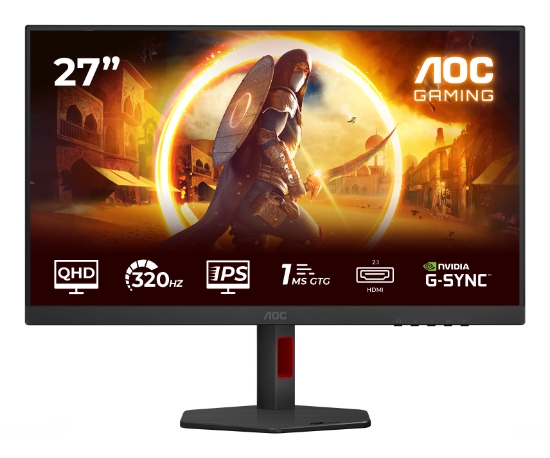 Picture of AOC G4 Q27G4SRU computer monitor 68.6 cm (27") 2560 x 1440 pixels Quad HD LED Black