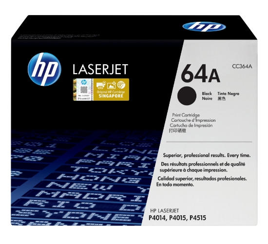 Image de HP 64A toner LaserJet noir authentique