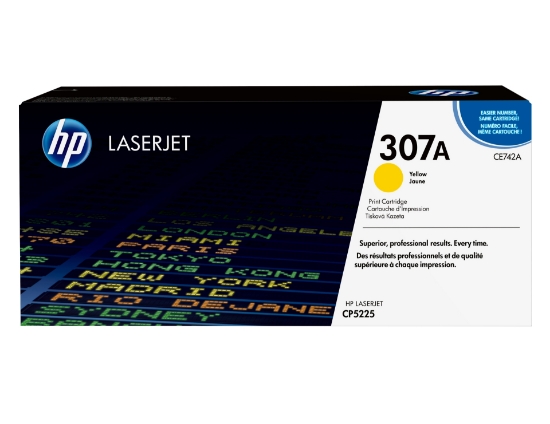 Picture of HP 307A Yellow Original LaserJet Toner Cartridge