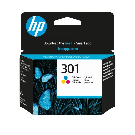 Picture of HP 301 Tri-color Original Ink Cartridge