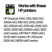Picture of HP 301XL High Yield Tri-color Original Ink Cartridge