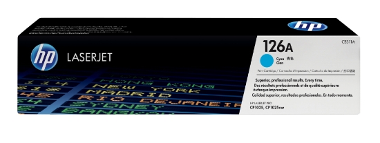 Picture of HP 126A Cyan Original LaserJet Toner Cartridge