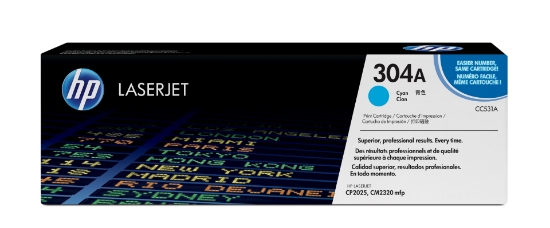 Image de HP 304A toner LaserJet cyan authentique