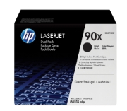 Afbeeldingen van HP 90X originele high-capacity zwarte LaserJet tonercartridge, 2-pack