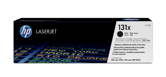 Afbeeldingen van HP 131X originele high-capacity zwarte LaserJet tonercartridge