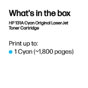 Picture of HP 131A Cyan Original LaserJet Toner Cartridge