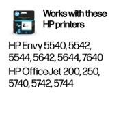Image de HP 62 cartouche d'encre noire authentique