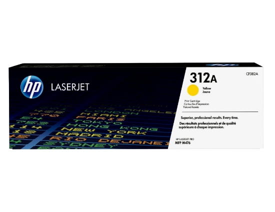Picture of HP 312A Yellow LaserJet Toner Cartridge