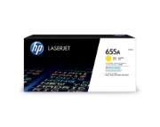 Image de HP 655A Toner LaserJet jaune authentique