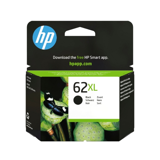 Picture of HP 62XL High Yield Black Original Ink Cartridge