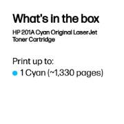 Image de HP 201A toner LaserJet Cyan authentique