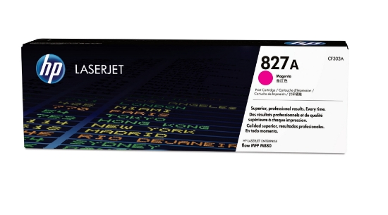 Image de HP 827A toner LaserJet magenta authentique