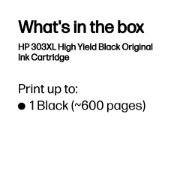 Afbeeldingen van HP 303XL originele high-capacity zwarte inktcartridge