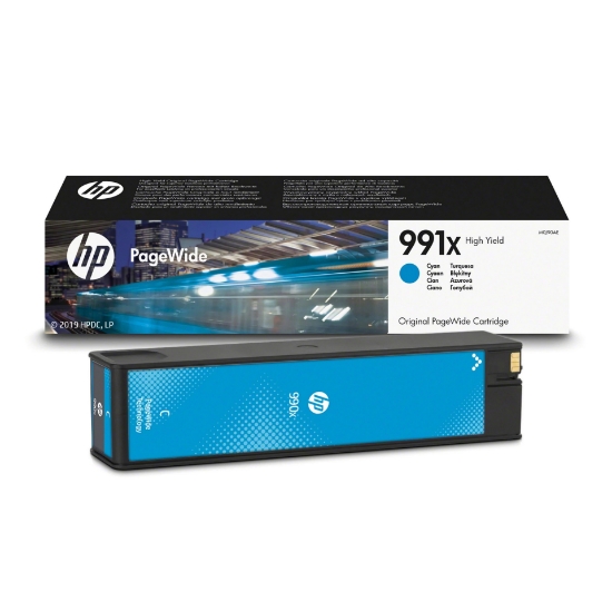 Picture of HP 991X High Yield Cyan Original PageWide Cartridge