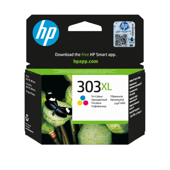 Picture of HP 303XL High Yield Tri-color Original Ink Cartridge