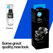 Image de HP Bouteille d'encre noire authentique 32XL (135 ml)