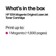 Image de HP 131A toner LaserJet magenta authentique