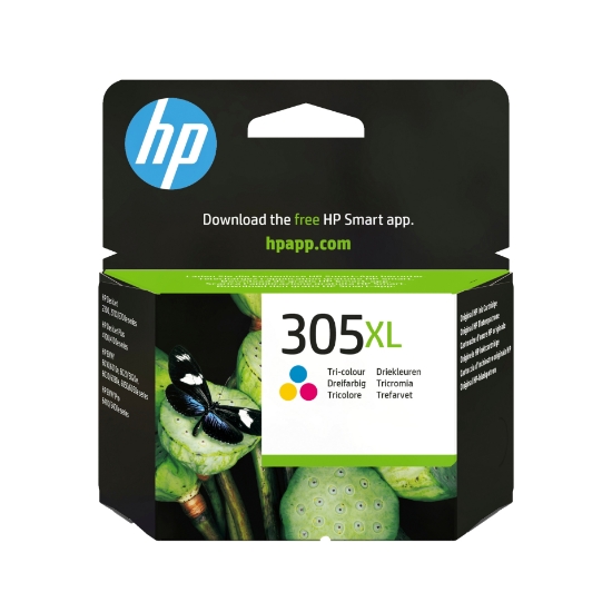 Picture of HP 305XL High Yield Tri-color Original Ink Cartridge