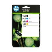 Image de HP 953 Pack de 4 cartouches d'encre Noir/Cyan/Magenta/Jaune authentiques