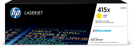 Picture of HP 415X High Yield Yellow Original LaserJet Toner Cartridge