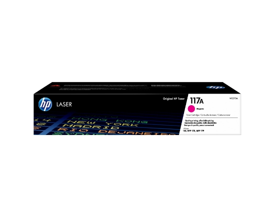 Image de HP Cartouche de toner laser authentique 117A, magenta