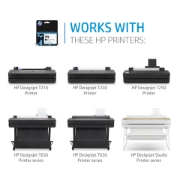 Afbeeldingen van HP 712 29 ml inktcartridge voor DesignJet, cyaan