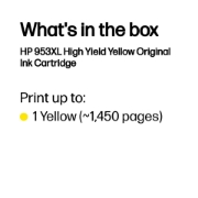 Afbeeldingen van HP 953XL originele high-capacity gele inktcartridge