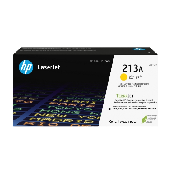 Picture of HP 213A Yellow Original LaserJet Toner Cartridge