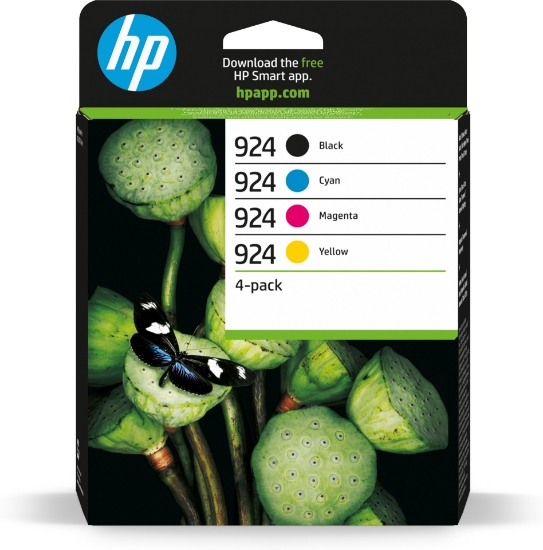 Picture of HP 924 CMYK Original Ink Cartridge 4-Pack
