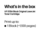 Picture of HP 205A Black Original LaserJet Toner Cartridge