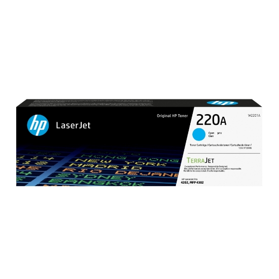 Image de HP Toner LaserJet cyan authentique 220A