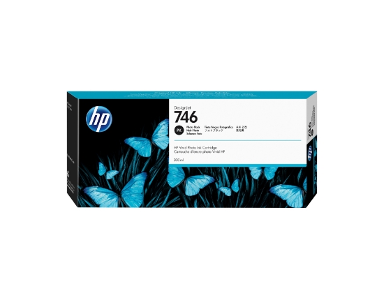 Afbeeldingen van HP 746 fotozwarte DesignJet inktcartridge, 300 ml
