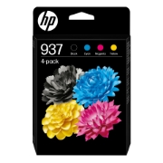Picture of HP 937 CMYK Original Ink Cartridge 4-Pack