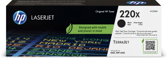 Picture of HP 220X Black Original LaserJet Toner Cartridge