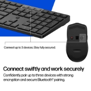 Image de HP Ensemble clavier et souris hybride multi-appareils 495C