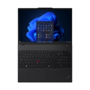 Image de Lenovo ThinkPad T16 Gen 4 (Intel) Intel Core Ultra 7 255U Ordinateur portable 40,6 cm (16") WUXGA 16 Go DDR5-SDRAM 512 Go SSD Wi-Fi 6E (802.11ax) Windows 11 Pro Suisse Noir