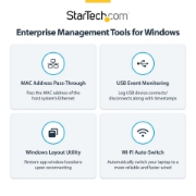 Afbeeldingen van StarTech.com Triple-Monitor USB-C Docking Station, 140W Charging Dock voor MacBook Pro en Windows, 4K 60Hz HDMI of DisplayPort, TAA